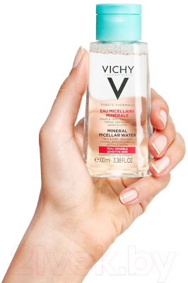 Изображение товара Мицеллярная вода Vichy Purete Thermale с минералами для чувствит. кожи лица глаз и губ (100мл)