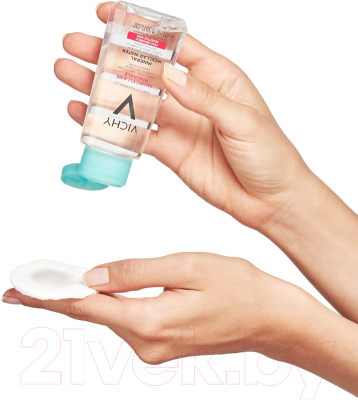 Изображение товара Мицеллярная вода Vichy Purete Thermale с минералами для чувствит. кожи лица глаз и губ (100мл)