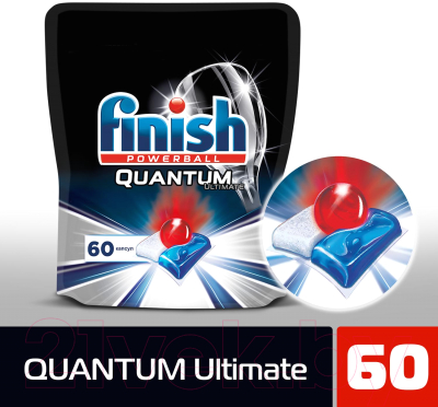 Таблетки для посудомоечных машин Finish Quantum Ultimate (60шт)