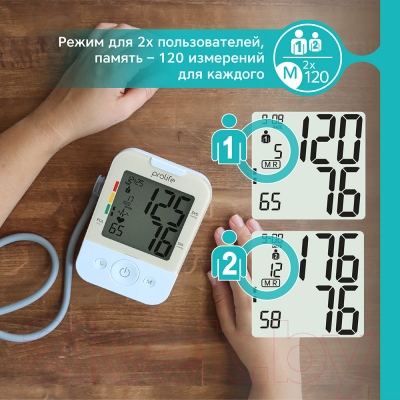 Тонометр Prolife PA2 Basic AD (с адаптером)
