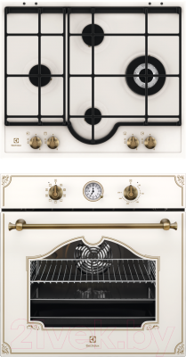 

Комплект встраиваемой техники Electrolux, OPEA2550V+GPE363RBW