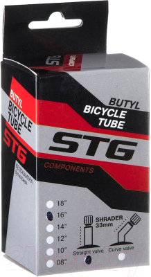 Камера для велосипеда STG 16x1.75/1.95 33мм / Х82407