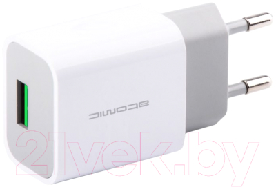 Изображение товара Зарядное устройство сетевое Atomic U2 1 USB 1A (черный)