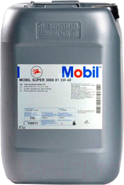Моторное масло Mobil Super 3000 Х1 5W40 / 155054 (20л)