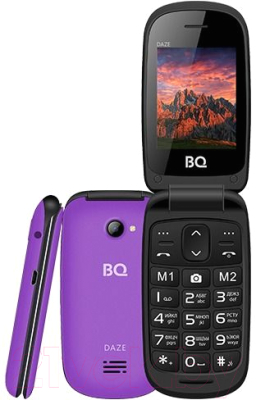 Мобильный телефон BQ Daze BQ-2437 (фиолетовый)