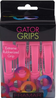 Набор зажимов для волос FRAMAR Gator Grips Pink (4шт)
