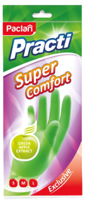 Перчатки хозяйственные Paclan Practi Super Comfort (M)