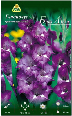 Семена цветов АПД Гладиолус Блю Айсл / A30141 (10шт)