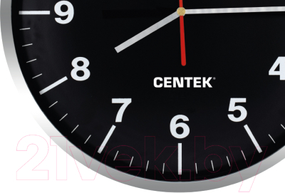Настенные часы Centek СТ-7100 (черный)
