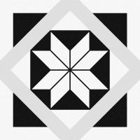 Декоративная плитка Cersanit Стрим Геометрия C-SM4A053D (298x298, белый) - 