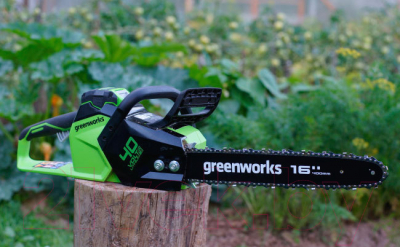 Электропила цепная Greenworks GD40CS18 (2005807)