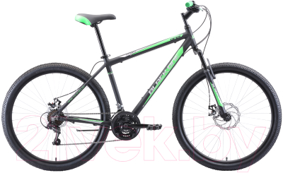Велосипед Black One Onix 27.5 D Alloy 2020 (16, черный/зеленый/серый)