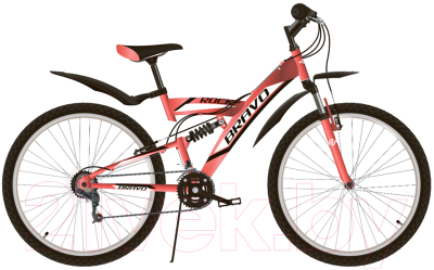 Велосипед Bravo Rock 26 2020 (16, красный/черный/белый)