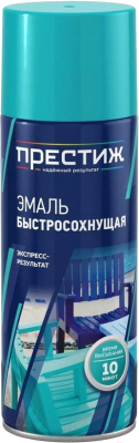 Изображение товара Эмаль ПРЕСТИЖ Акриловая быстросохнущая (425мл, зеленый)