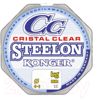 Леска монофильная Konger Steelon Cristal Clear 0.25мм 150м / 240150025