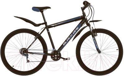 Велосипед Black One Onix 27.5 2020 (20, черный/синий/серый)