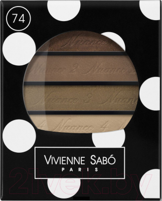 Палетка теней для век Vivienne Sabo Quatre Nuances тон 74