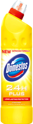 Чистящее средство для унитаза Domestos Citrus Fresh с дезинфицирующим эффектом (750мл)