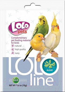 Корм для птиц Lolo Pets Lololine Algae LO-72042 (10г)