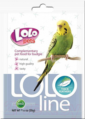 Корм для птиц Lolo Pets Lololine Thick Feathers LO-72142 (20г)
