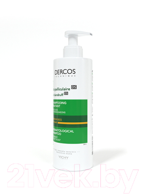 Шампунь для волос Vichy Dercos против перхоти интенсивный для сухих волос и кожи головы (390мл)