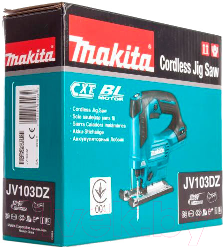 Профессиональный электролобзик Makita JV103DZ