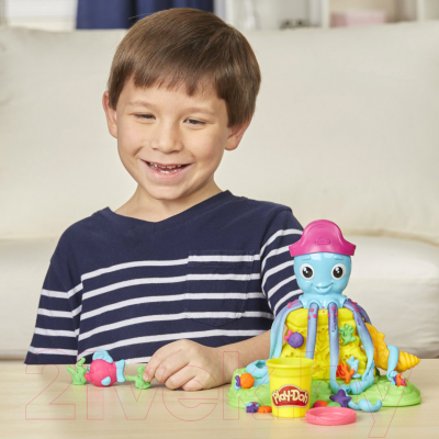 Набор для лепки Hasbro Play-Doh Веселый осьминог / E0800