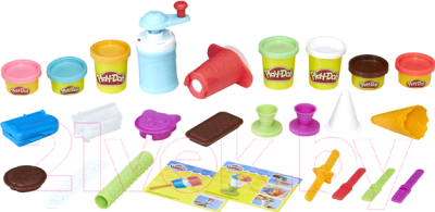 Набор для лепки Hasbro Play-Doh Создай любимое мороженое / E0042
