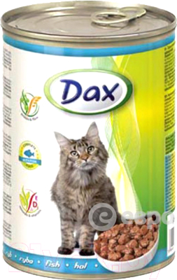 Влажный корм для кошек Dax С рыбой (415г)