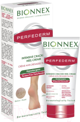 Крем для ног Bionnex Perfederm интенсивный для потрескавшейся кожи пяток (60мл)