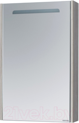 Шкаф с зеркалом для ванной Акватон Сильва 50 (1A215502SIW6L)