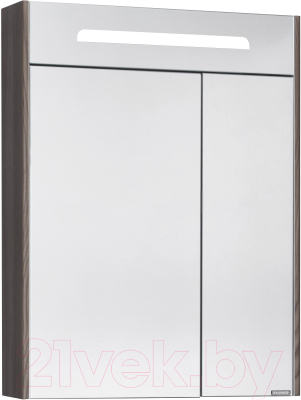Шкаф с зеркалом для ванной Акватон Сильва 60 (1A216202SIW50)