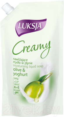 Мыло жидкое Luksja Creamy с оливкой и йогуртом (900мл)