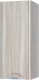 Шкаф-полупенал для ванной Акватон Сильва 1A215703SIW6L (дуб фьорд) - 