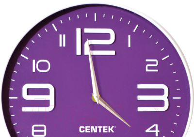 Настенные часы Centek СТ-7101 (фиолетовый)
