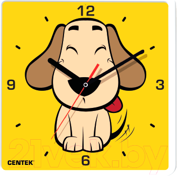 Настенные часы Centek СТ-7103 (собака)