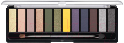 

Палетка теней для век Rimmel, Зелeный;коричневый;серый;синий;бежевый;шампань;серебристый;фиолетовый;бронза;жeлтый, Magnif'eyes Eye Thunderstorm Edition тон 010