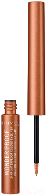 

Подводка для глаз жидкая Rimmel, Бронза, WonderLiner тон 001