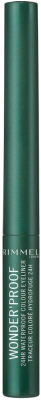 

Подводка для глаз жидкая Rimmel, Зеленый, WonderLiner тон 003