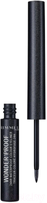 

Подводка для глаз жидкая Rimmel, Черный, WonderLiner тон 006