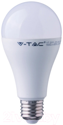 Лампа V-TAC 15 ВТ 1350LM A65 E27 2700K SKU-4453
