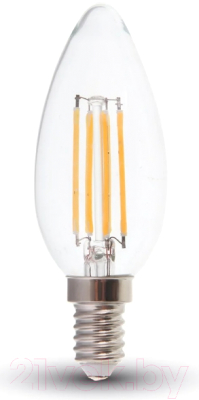 Лампа V-TAC 4 ВТ 400LM E14 2700K SKU-4301 (свеча, прозрачное стекло)