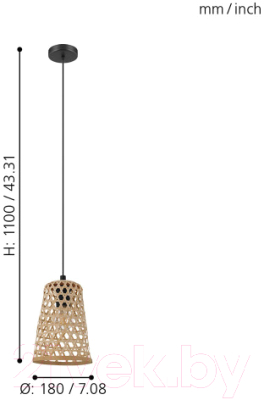 Потолочный светильник Eglo Claverdon 43252