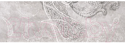 Элемент панно Нефрит-Керамика Ганг / 07-00-5-17-00-06-2109 (600х200, серый)