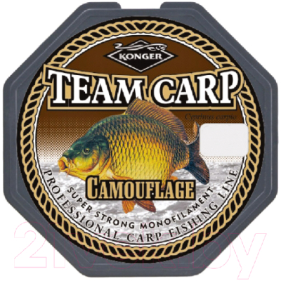 Леска монофильная Konger Team Carp Camouflage 0.28мм 250-350м / 214005028