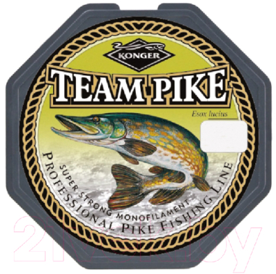 

Леска монофильная Konger, Темно-зеленый, Team Pike 0.30мм 250-350м / 214002030