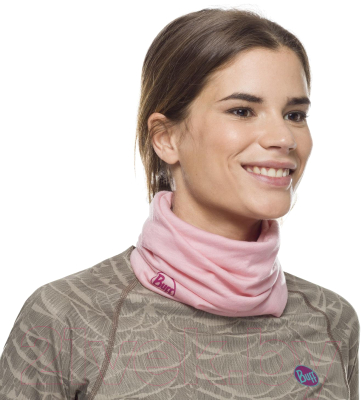 Бафф Buff LW Merino Wool Solid& Multi stripes Neckwear Solid Light Pink (113010.539.10.00)
