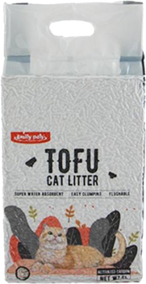 

Наполнитель для туалета Emily Pets, Tofu с активированным углем / TF-003