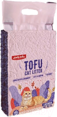 Наполнитель для туалета Emily Pets Tofu с лавандой / TF-005 (6л)