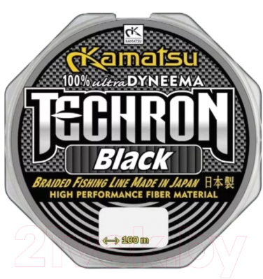 

Леска плетеная KAMATSU, Черный, Techron Black 0.04мм 100м / 255100004